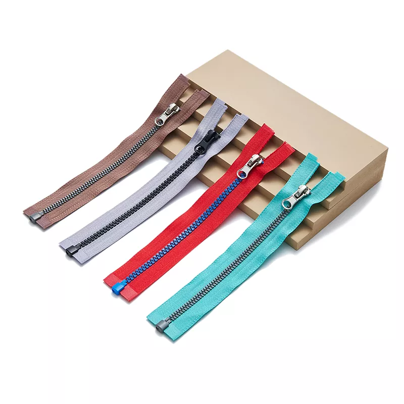 Dây kéo nhựa có răng hình đặc biệt